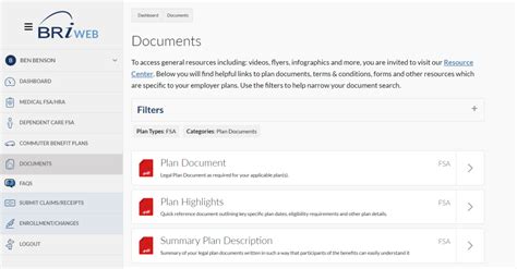 briweb|briweb participant portal.